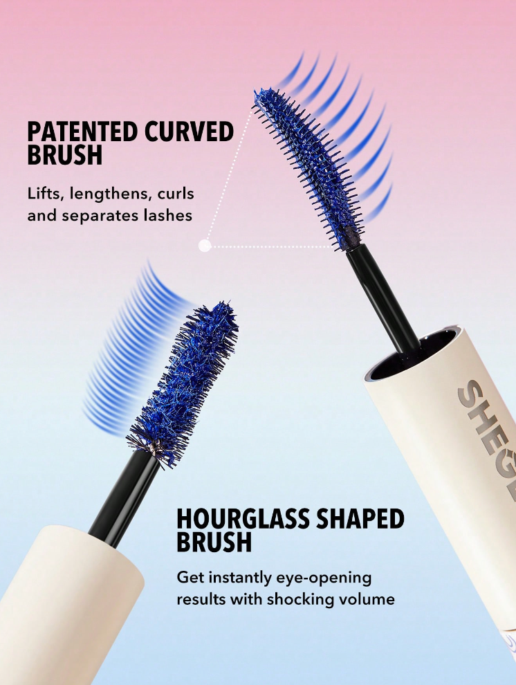 Mascara tout-en-un volume et longueur Sheglam - Bleu waterproof