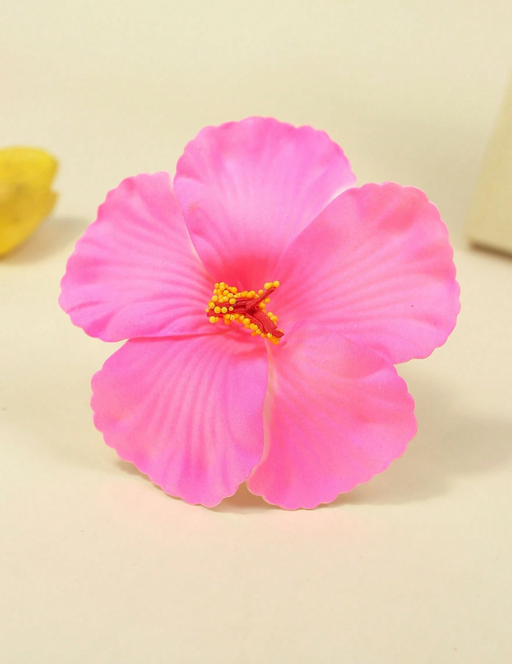 Bohemian Hibiscus Flower hair clip