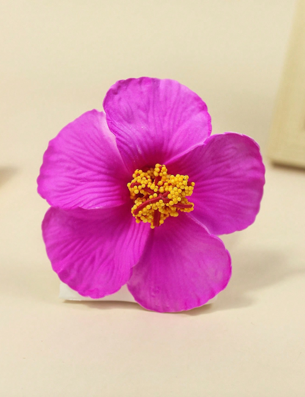 Bohemian Hibiscus Flower hair clip