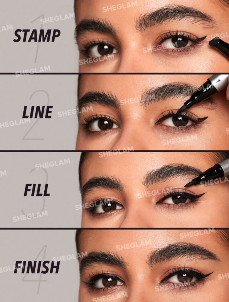 SHEGLAM Wing It Waterproof Liner Duo-Black