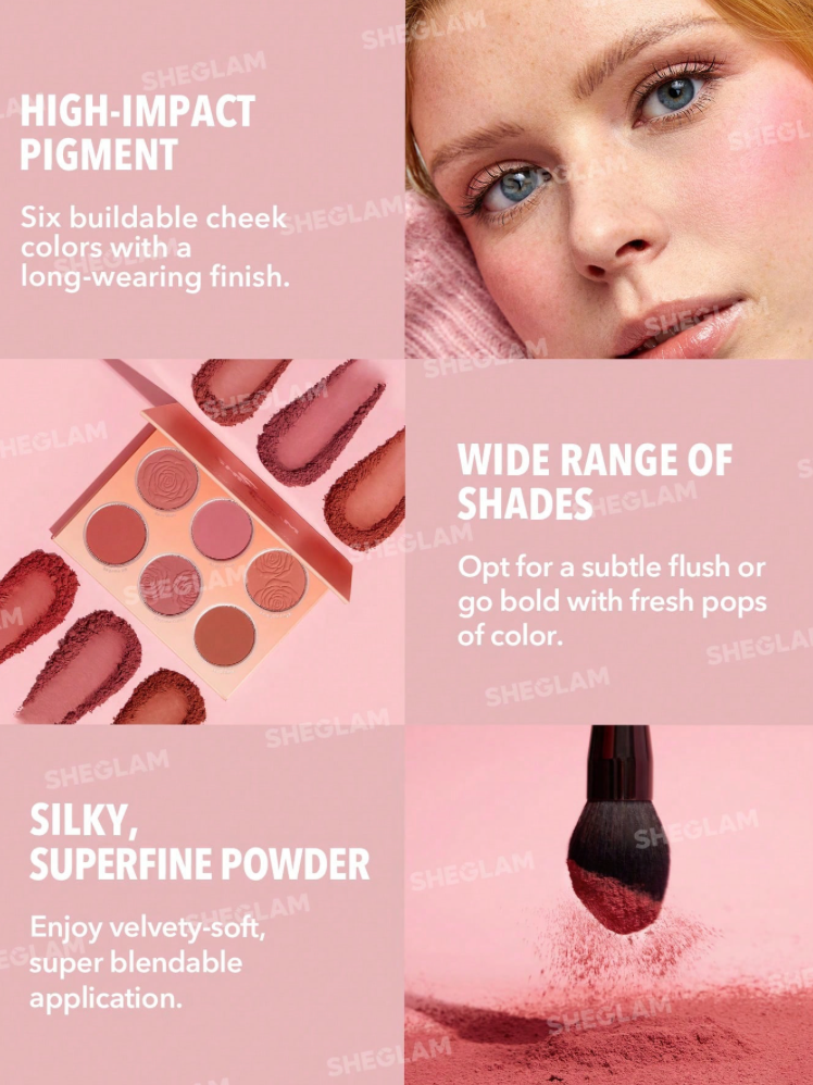 Palette de fards à joues Sheglam Floral Flush