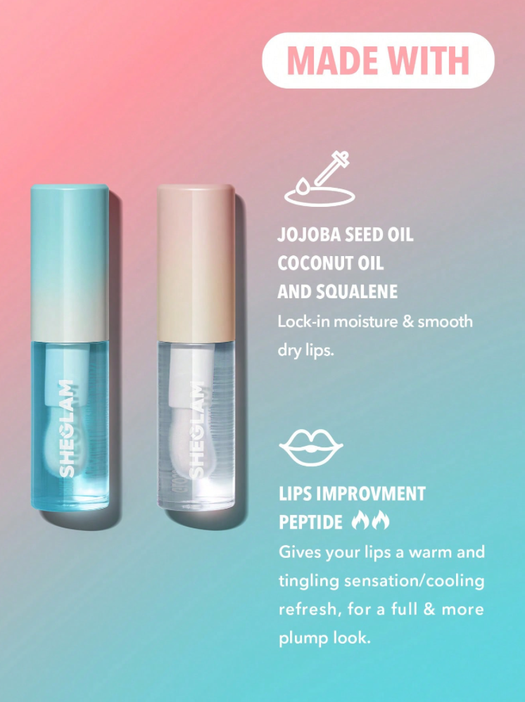 Sheglam Plump Addict Hot & Cold Gloss Duo
