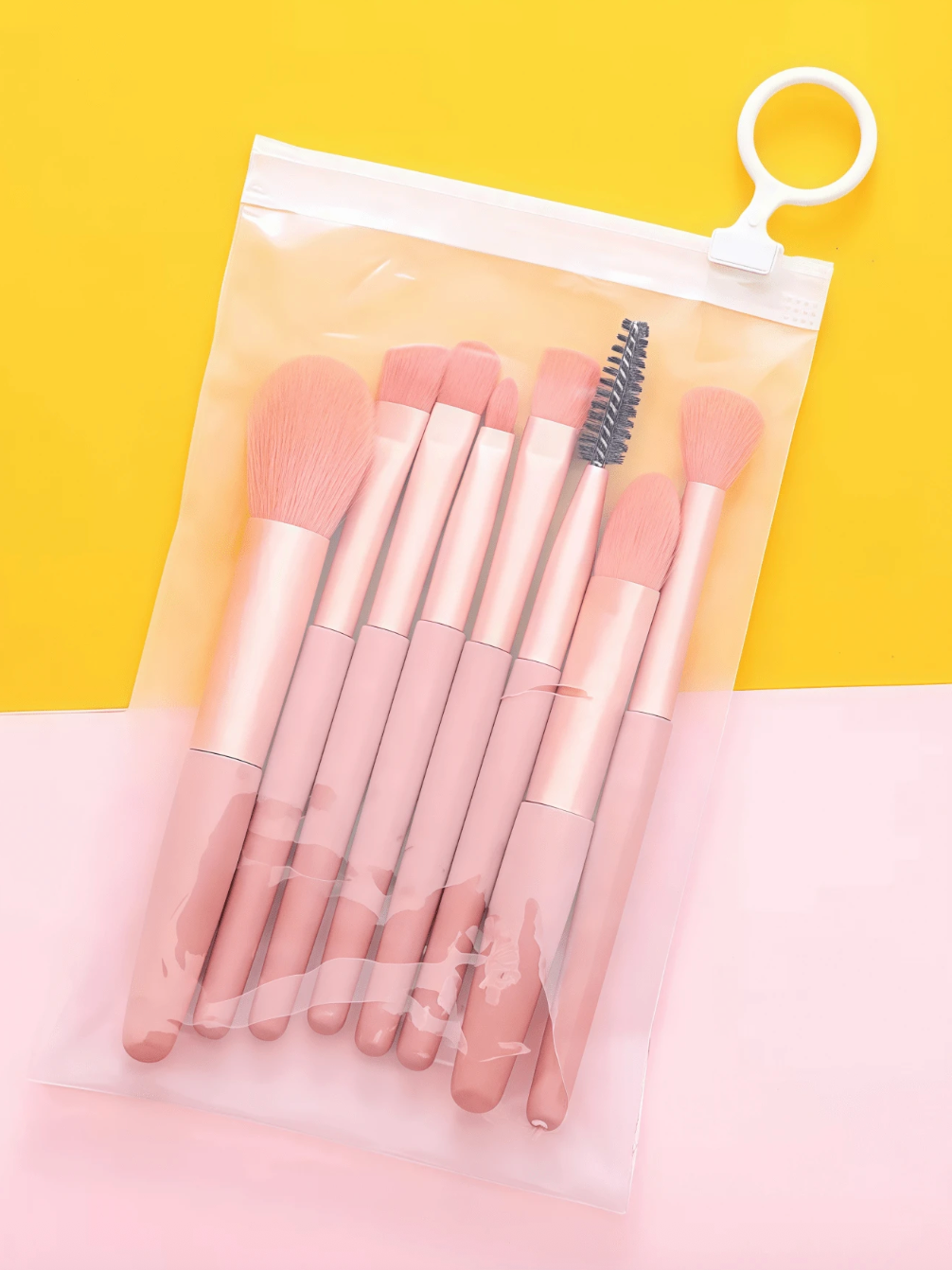 8 Sets Of Mini Portable Makeup Brushes