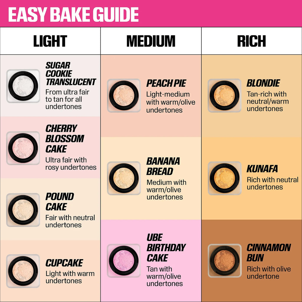 HUDA BEAUTY  Easy Bake Blurring Loose Baking & Setting Powder