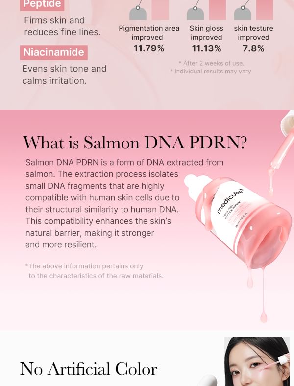 medicube- PDRN Pink Peptide Serum - Peptide Serum and PDRN
