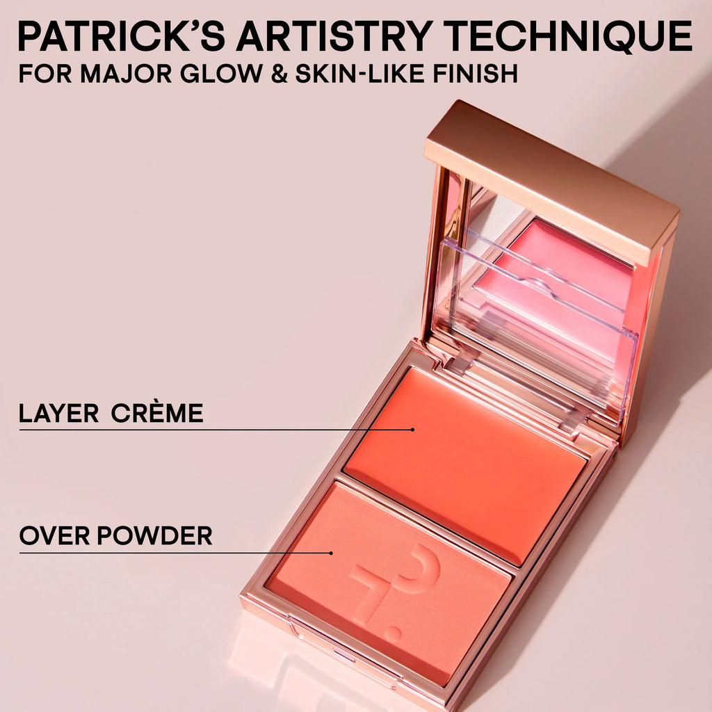 PATRICK TA Major Headlines Double-Take Crème and Powder Blush Duo