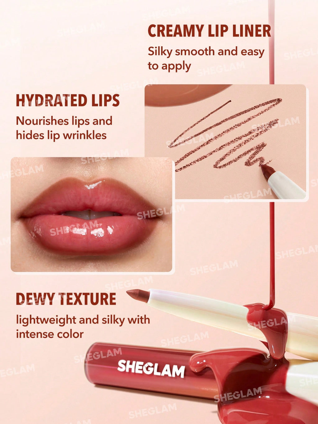 Sheglam Lip Rules Liner & Gloss Pen