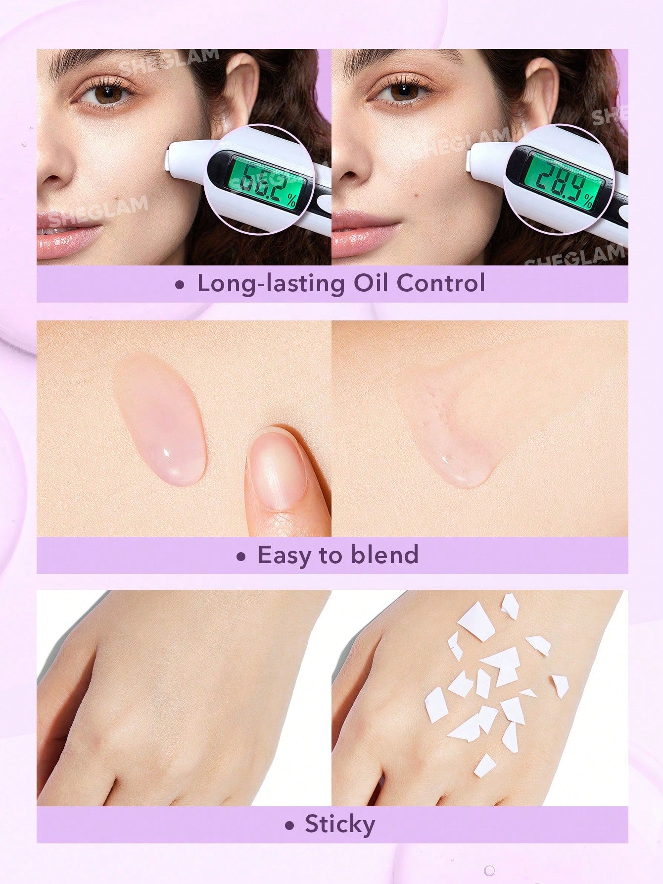 Sheglam Good Grip Hydrating Primer-Blueberry + AHA