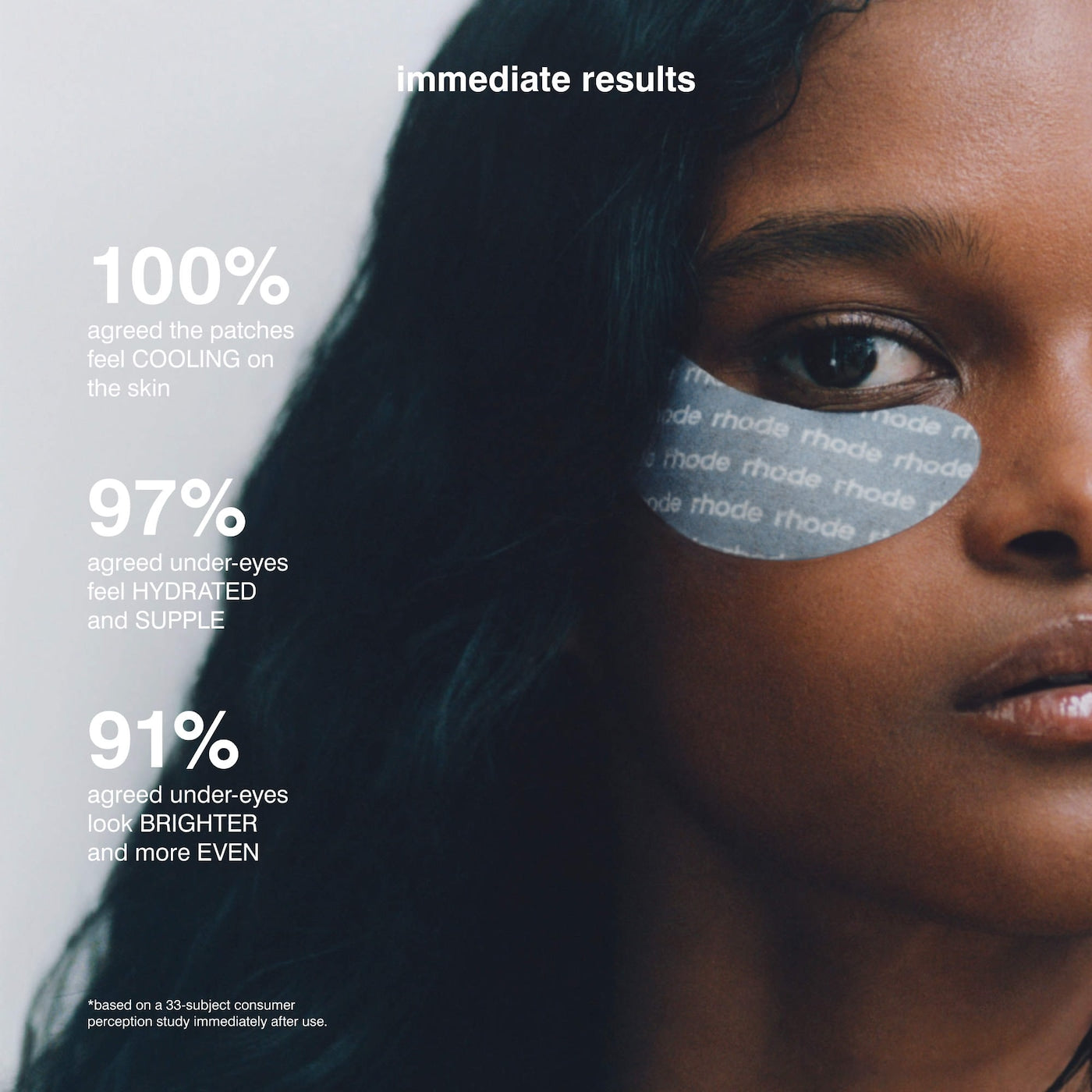 rhode  Peptide Eye Prep Depuffing Eye Patches