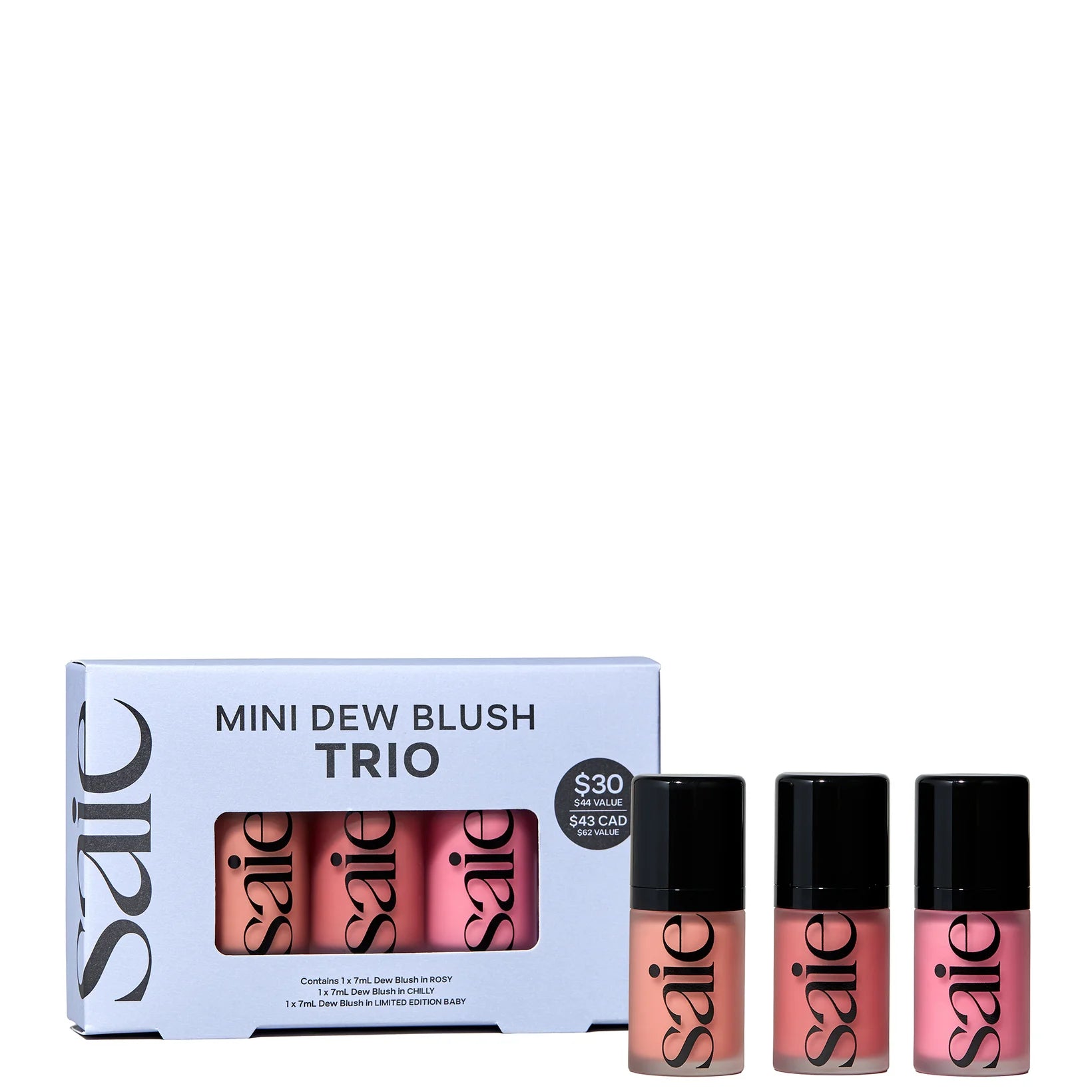 Saie Mini Dew Blush Trio