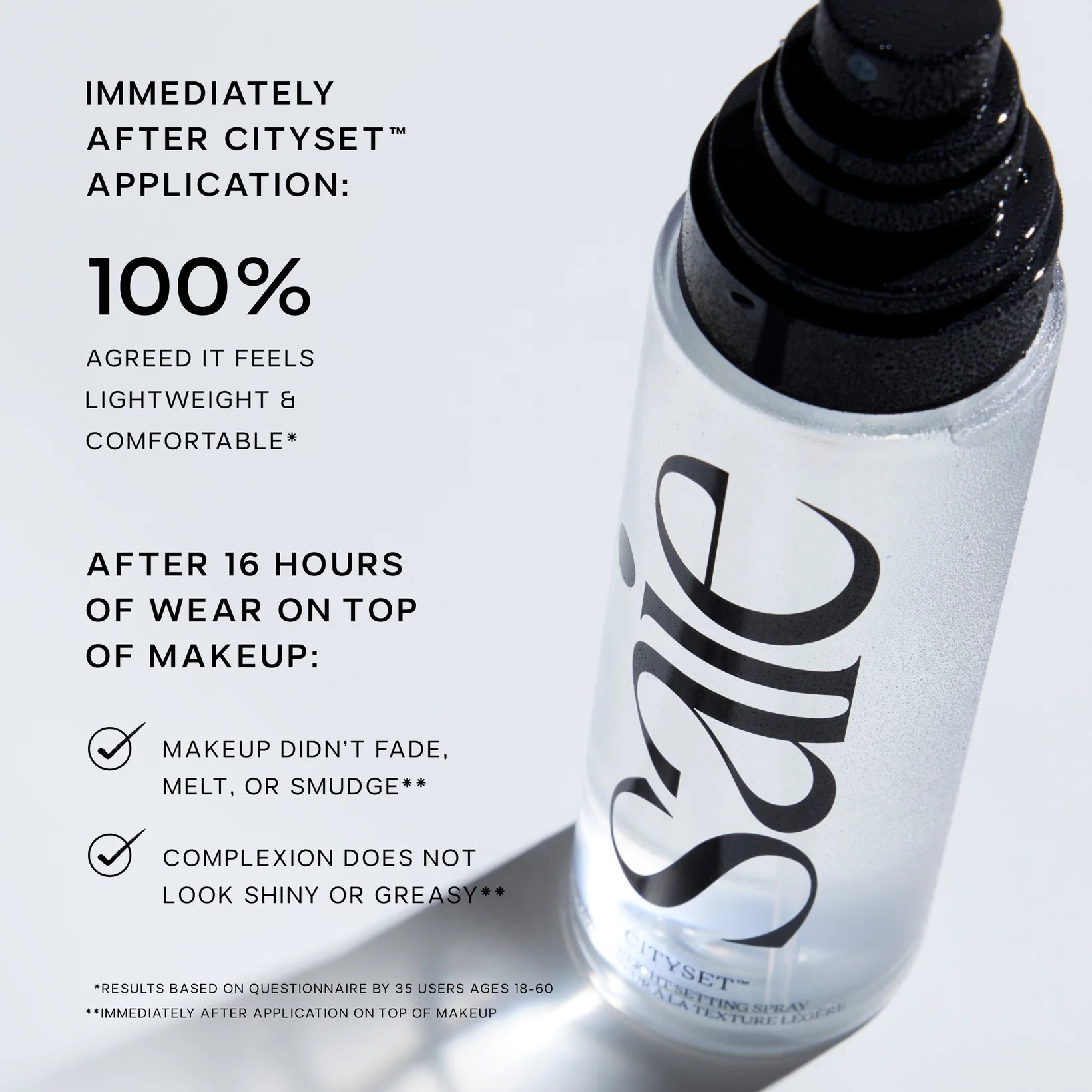 Saie CitySet Lightweight Setting Spray