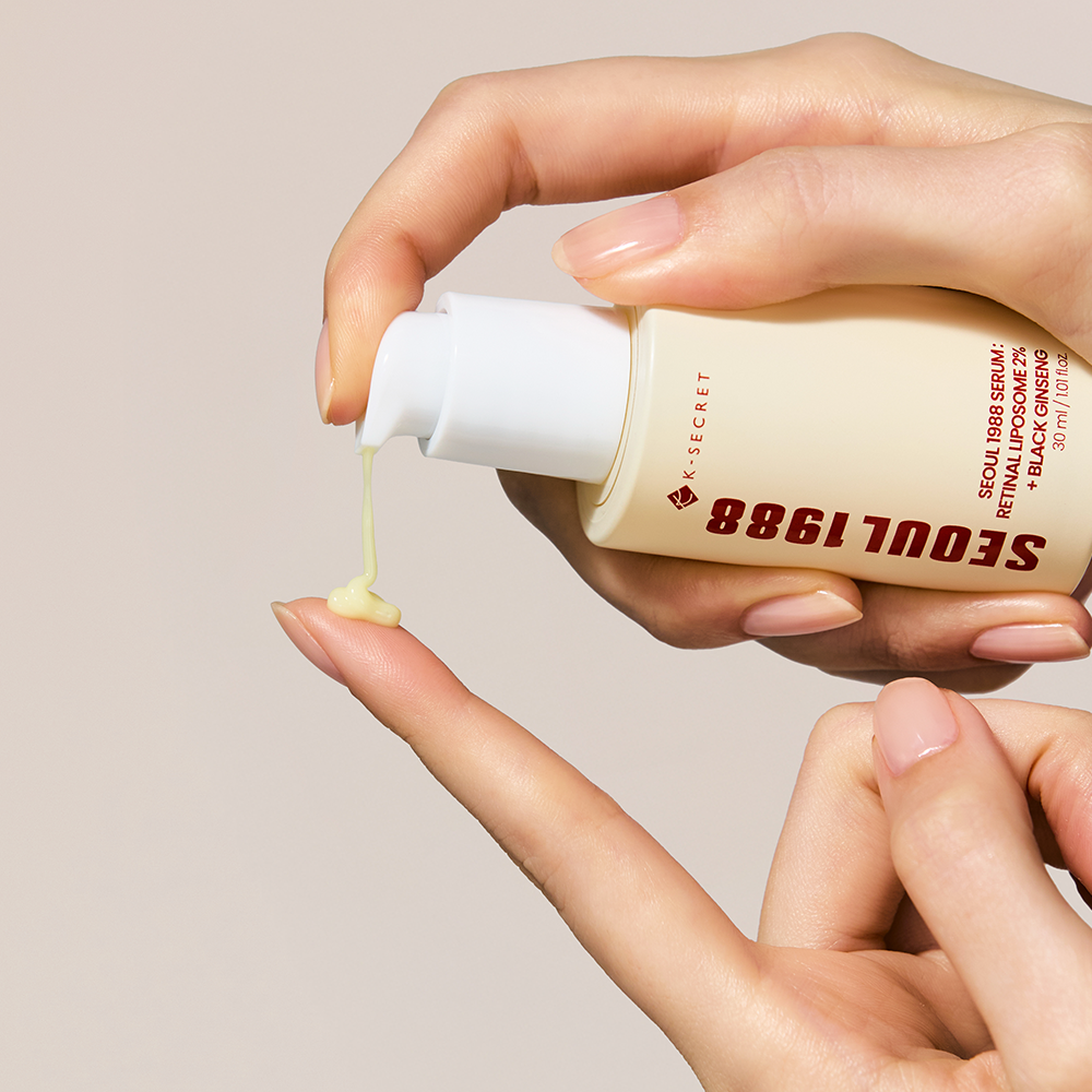 K secret SEOUL 1988 SERUM : RETINAL LIPOSOME 2% + BLACK GINSENG